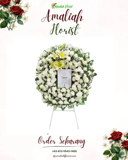 Krans Bunga Duka Taman Agung